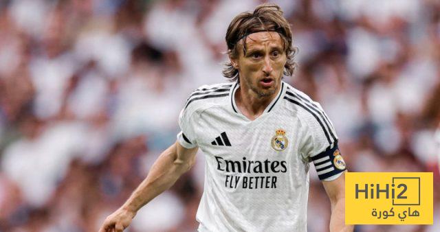 أرقام مودريتش في مباراته الأخيرة مع ريال مدريد